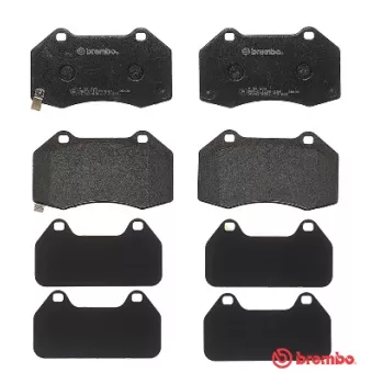 Jeu de 4 plaquettes de frein avant BREMBO OEM 1605231