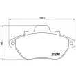 BREMBO P 61 039 - Jeu de 4 plaquettes de frein avant