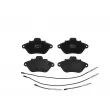 BREMBO P 61 039 - Jeu de 4 plaquettes de frein avant
