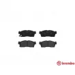 BREMBO P 61 108 - Jeu de 4 plaquettes de frein avant