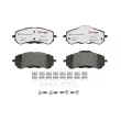 BREMBO P 61 120X - Jeu de 4 plaquettes de frein avant