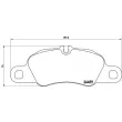 BREMBO P 65 018 - Jeu de 4 plaquettes de frein avant