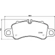 BREMBO P 65 041 - Jeu de 4 plaquettes de frein avant