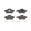BREMBO P 68 048X - Jeu de 4 plaquettes de frein avant