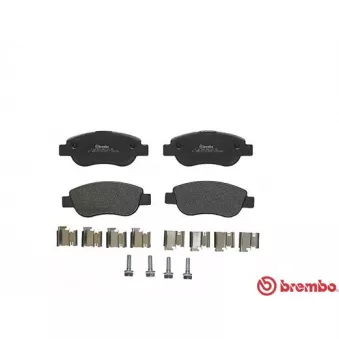 Jeu de 4 plaquettes de frein avant BREMBO OEM 98845340