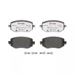 BREMBO P 68 068X - Jeu de 4 plaquettes de frein avant