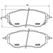 BREMBO P 78 017 - Jeu de 4 plaquettes de frein avant