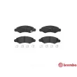 BREMBO P 79 015 - Jeu de 4 plaquettes de frein avant