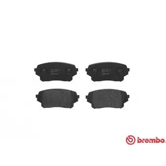 Jeu de 4 plaquettes de frein avant BREMBO OEM 5520050J02000