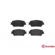 BREMBO P 83 062 - Jeu de 4 plaquettes de frein avant