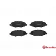 BREMBO P 83 094 - Jeu de 4 plaquettes de frein avant