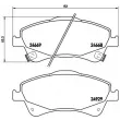 BREMBO P 83 109 - Jeu de 4 plaquettes de frein avant