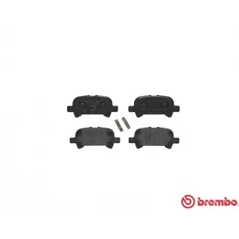 Jeu de 4 plaquettes de frein avant BREMBO OEM 0446606030