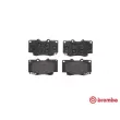 BREMBO P 83 151 - Jeu de 4 plaquettes de frein avant