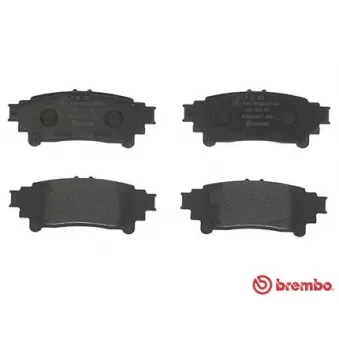 Jeu de 4 plaquettes de frein arrière BREMBO P 83 153