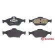 BREMBO P 83 159 - Jeu de 4 plaquettes de frein avant