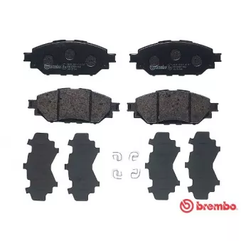Jeu de 4 plaquettes de frein avant BREMBO OEM 044650K350