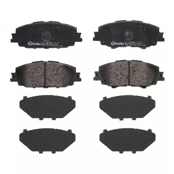 Jeu de 4 plaquettes de frein avant BREMBO OEM 0446502460