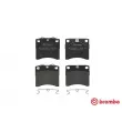 BREMBO P 85 027 - Jeu de 4 plaquettes de frein avant