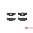 BREMBO P 85 030 - Jeu de 4 plaquettes de frein avant