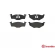 BREMBO P 85 031 - Jeu de 4 plaquettes de frein avant