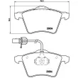 BREMBO P 85 052 - Jeu de 4 plaquettes de frein avant