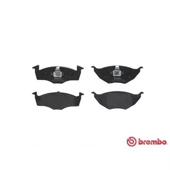 Jeu de 4 plaquettes de frein avant BREMBO OEM 6E0698151