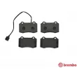 Jeu de 4 plaquettes de frein arrière BREMBO [P 85 104]