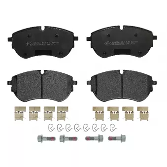 Jeu de 4 plaquettes de frein avant BREMBO OEM 2H6698151