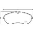 BREMBO P 85 179 - Jeu de 4 plaquettes de frein avant