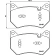 BREMBO P 85 181 - Jeu de 4 plaquettes de frein avant
