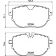 BREMBO P 85 187 - Jeu de 4 plaquettes de frein avant