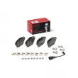 Jeu de 4 plaquettes de frein avant BREMBO [P 85 187]