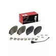 Jeu de 4 plaquettes de frein avant BREMBO [P 85 193]