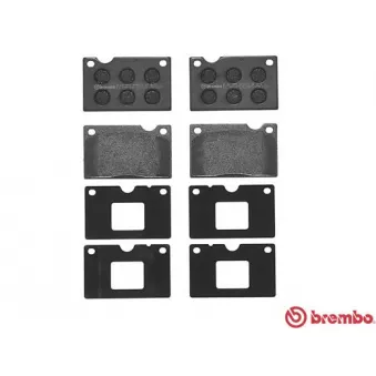 Jeu de 4 plaquettes de frein avant BREMBO OEM 2725661