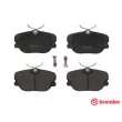 BREMBO P 86 011 - Jeu de 4 plaquettes de frein avant