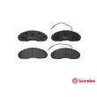 BREMBO P B7 002 - Jeu de 4 plaquettes de frein avant