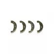 BREMBO S 06 508 - Jeu de mâchoires de frein, frein de stationnement