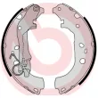 BREMBO S 23 518 - Jeu de mâchoires de frein