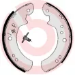 BREMBO S 24 513 - Jeu de mâchoires de frein