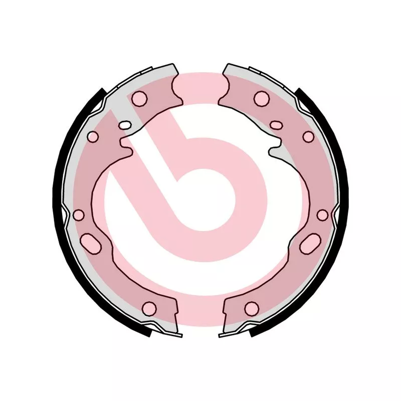 Jeu de mâchoires de frein, frein de stationnement BREMBO S 34 509 - Visuel 1