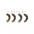 BREMBO S 50 512 - Jeu de mâchoires de frein, frein de stationnement