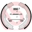 BREMBO S 50 518 - Jeu de mâchoires de frein, frein de stationnement