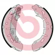 BREMBO S 59 531 - Jeu de mâchoires de frein