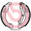 BREMBO S 61 544 - Jeu de mâchoires de frein