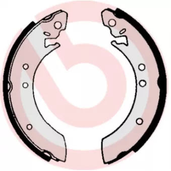 BREMBO S 68 529 - Jeu de mâchoires de frein