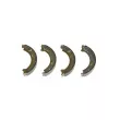 BREMBO S 86 509 - Jeu de mâchoires de frein, frein de stationnement