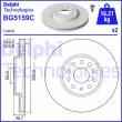 Jeu de 2 disques de frein arrière DELPHI [BG5159C]