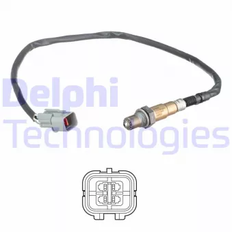 Sonde lambda DELPHI ES21343-12B1 pour KIA VENGA 1.6 16V - 125cv