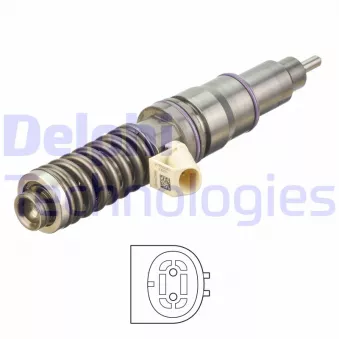 Unité pompe-injecteur DELPHI HRE113 pour MAN TGM FH 12/380 - 379cv
